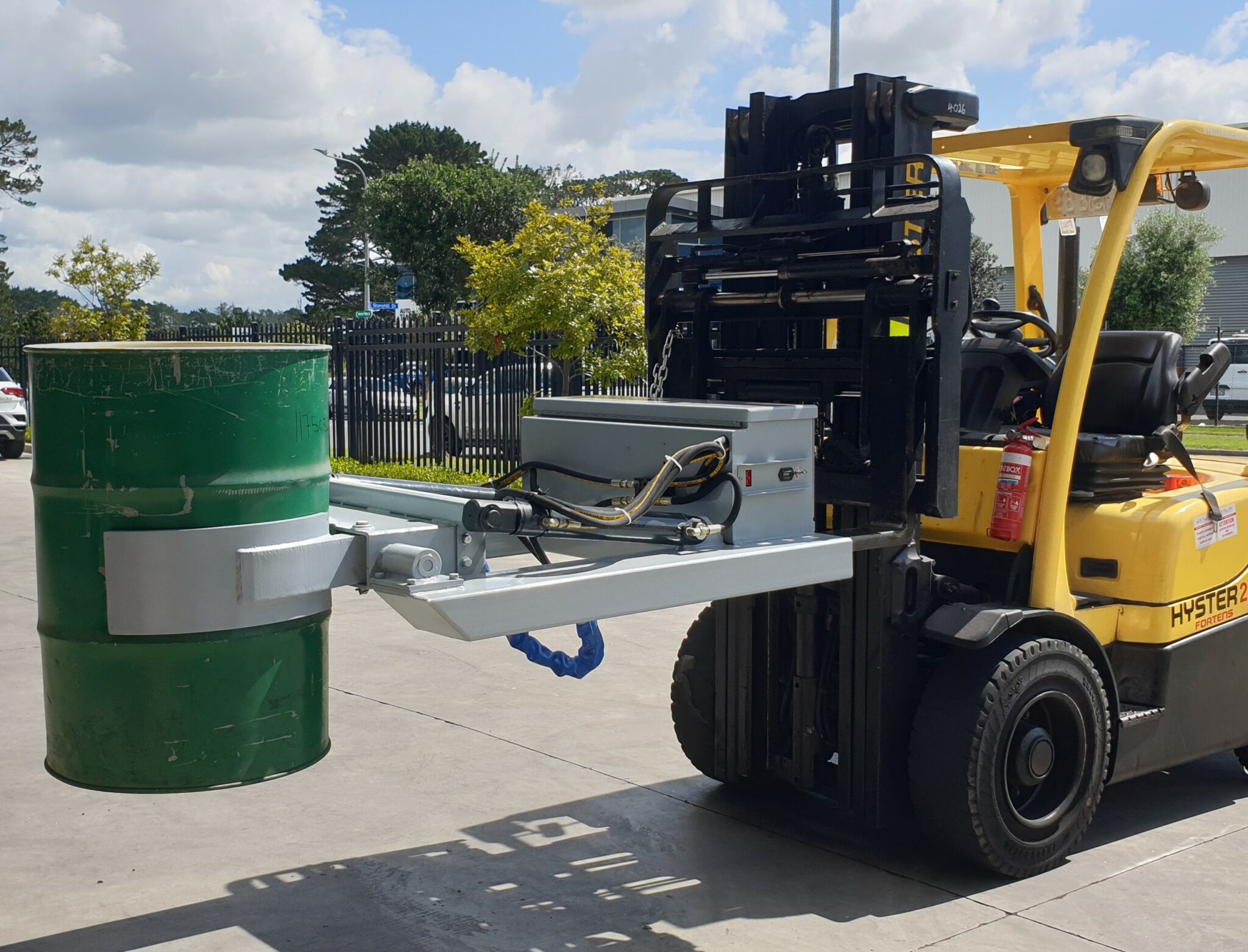 Hydraulic Drum Rotator Forklift Attachment 1000KG