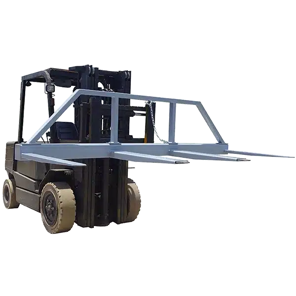 Fork Spreader lifted on a forklift