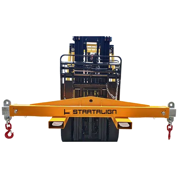 Adjustable Combination Spreader and Lifting Beam on Forklift