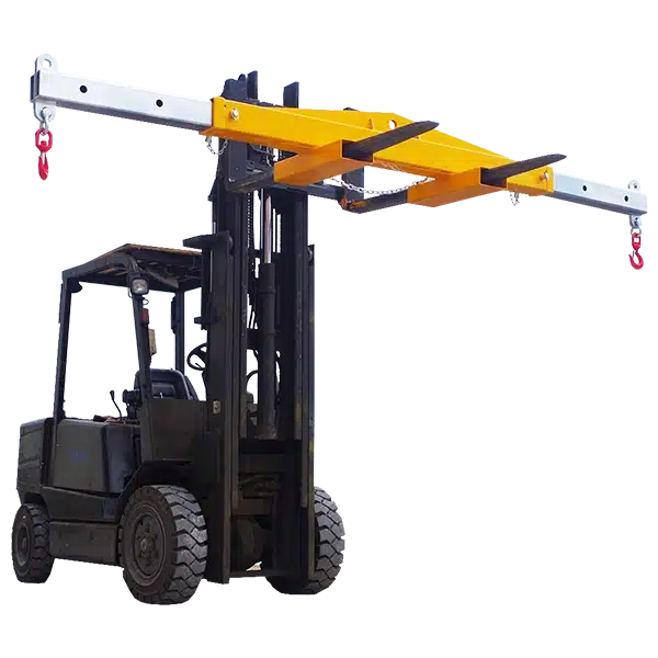 Adjustable Combination Spreader and Lifting Beam lifted