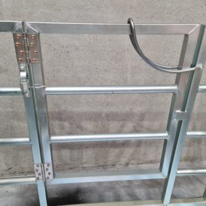 Man Cage gate spring and latch