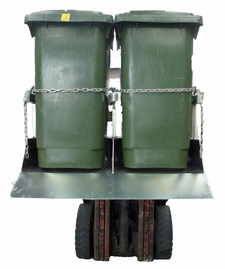 Bin Tippers Forklift Attachments NZ Stratalign Ltd