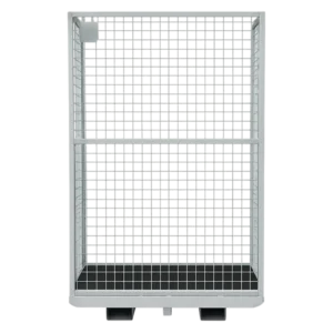 Order Picker Man Cage with High Mesh Sides – Back View
