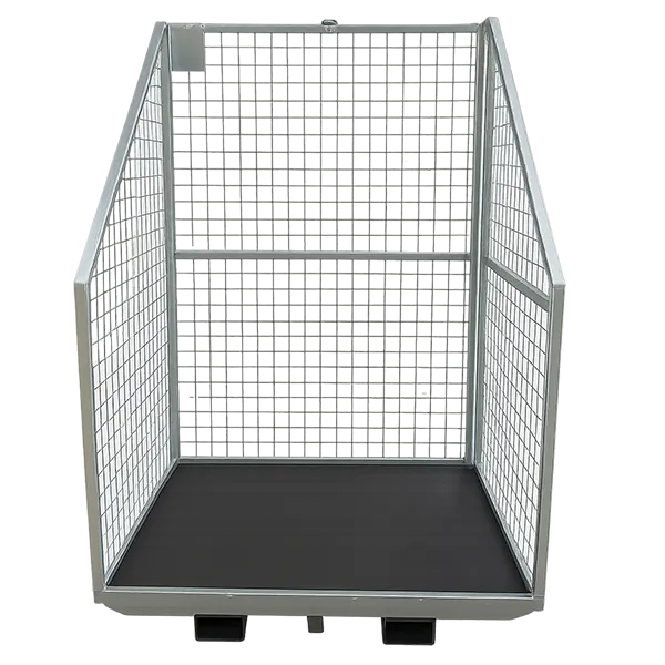 Order Picker Man Cage with High Mesh Sides